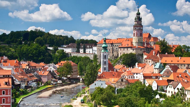 Lâu đài Cesky Krumlov cổ kính